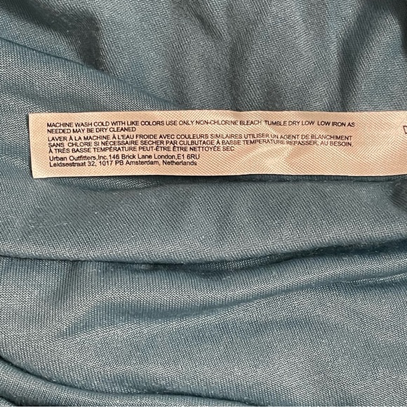 Teal Crushed Velvet V-Neck Bodysuit - Picture 9 of 10